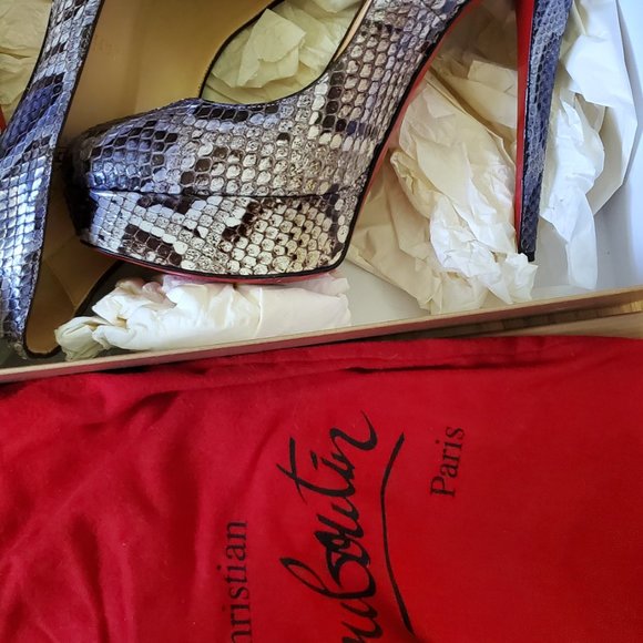 Indigo python Louboutin - Picture 2 of 4